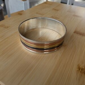 Mixed Metal Bangle,‎ 8.5"